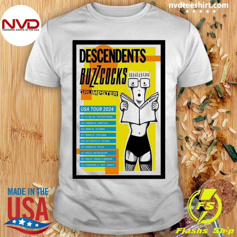 Descendents & Buzzcocks USA Tour 2024 Shirt