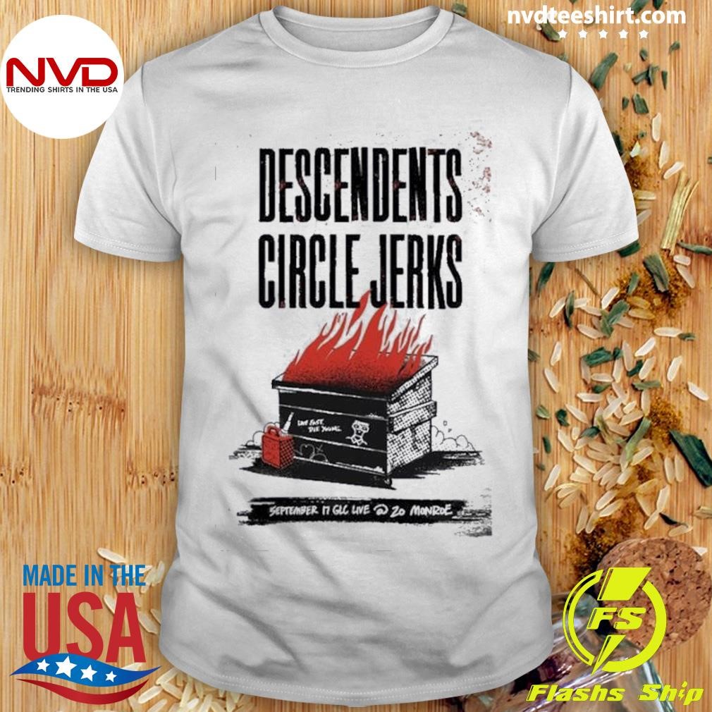 Descendents Sept 17, 2024 In Grand Rapids, MI Tour Poster 2024 Shirt