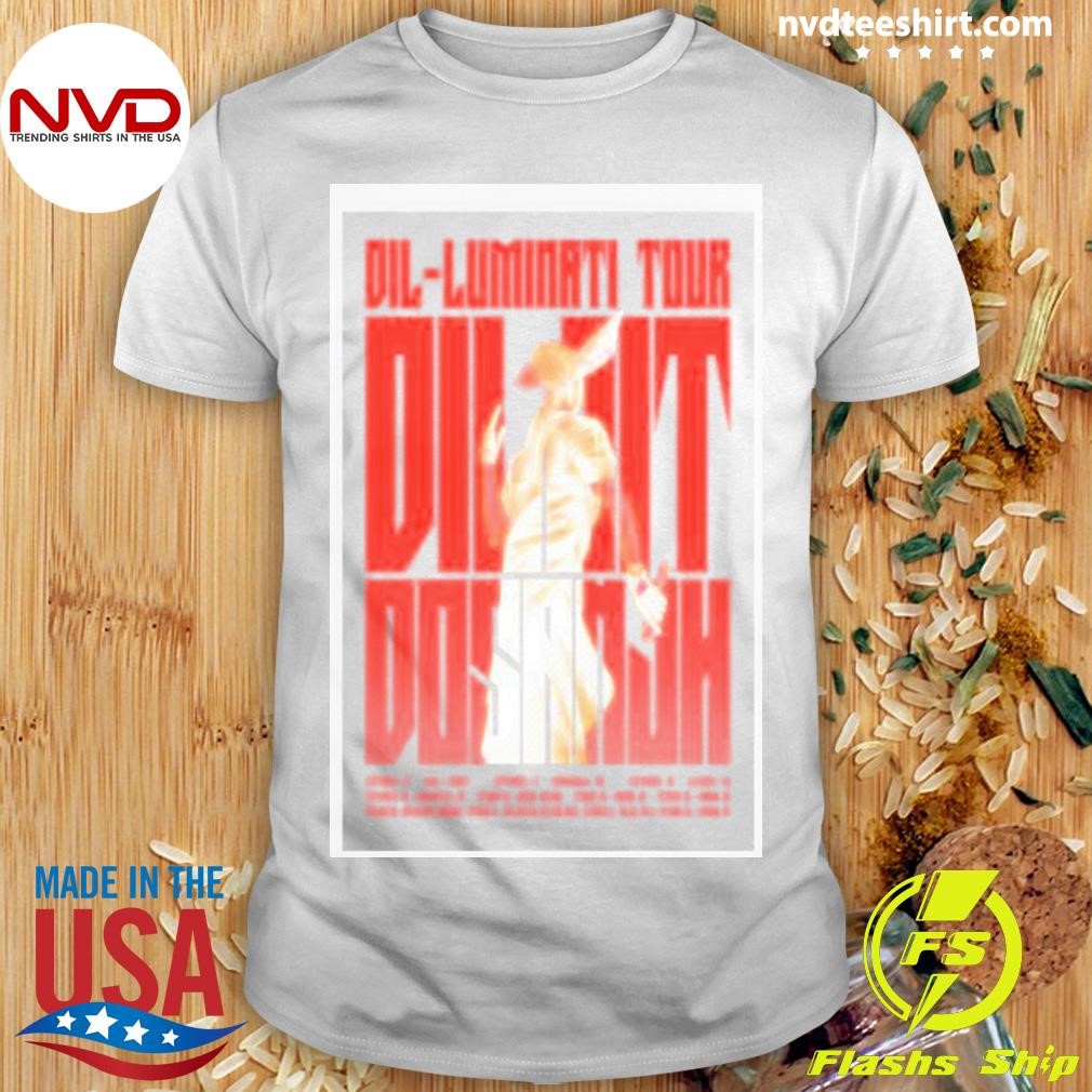 Dil-luminati European Tour 2024 Diljit Dosanjh Poster Shirt