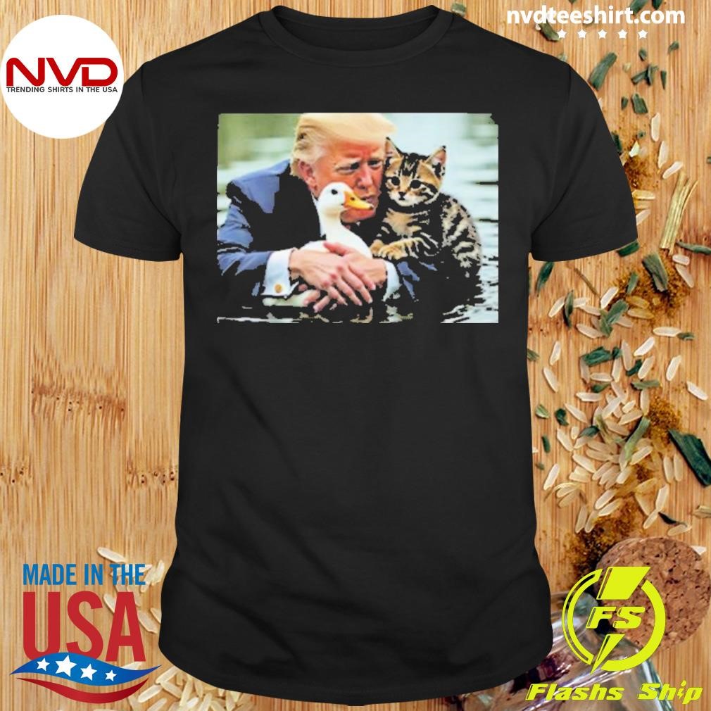 Donald Trump Cats and Ducks Memes Shirt