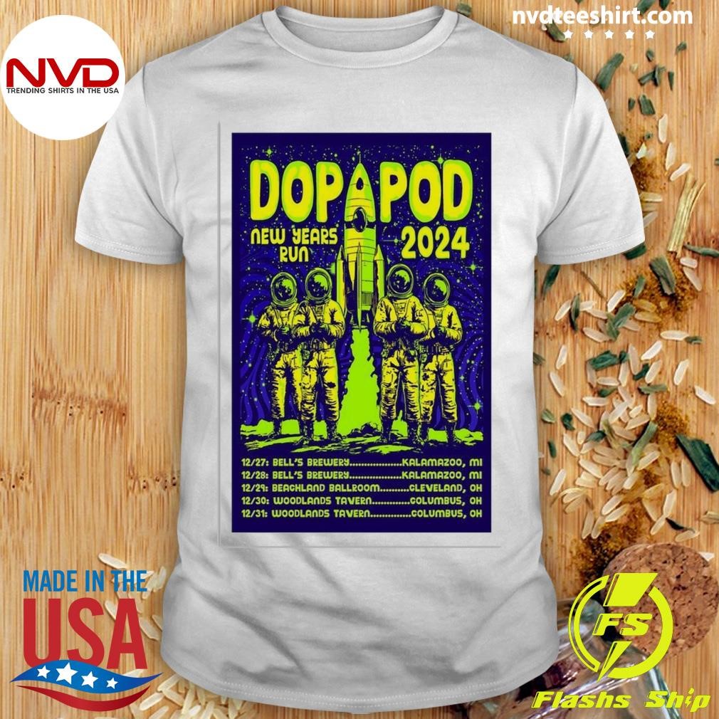 Dopapod New Years Run 2024 December Shirt