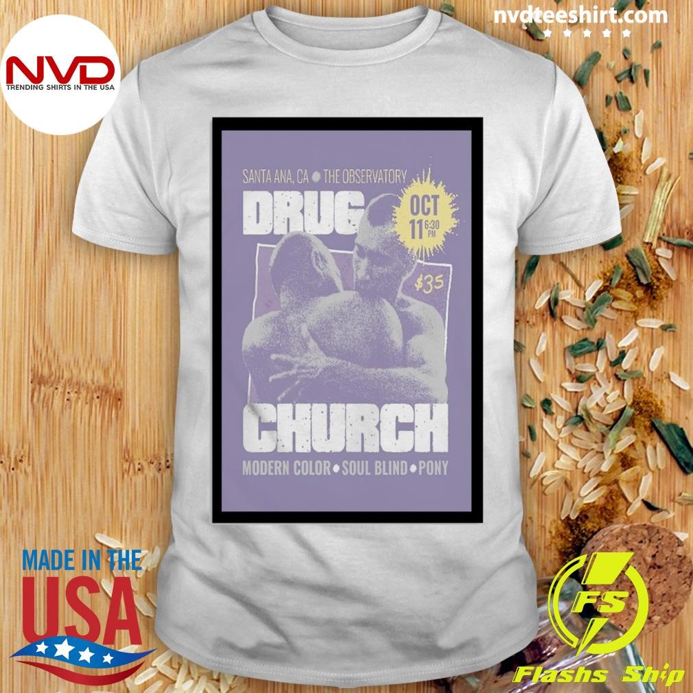 Drug Church Oct 11 2024 The Observatory in Santa Ana Event Shirt