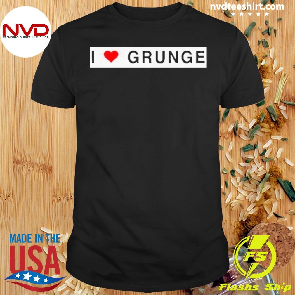 Eddie Vedder I Love Grunge 2024 Shirt