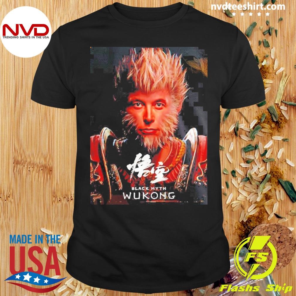 Elon Musk X Black Myth Wukong Shirt