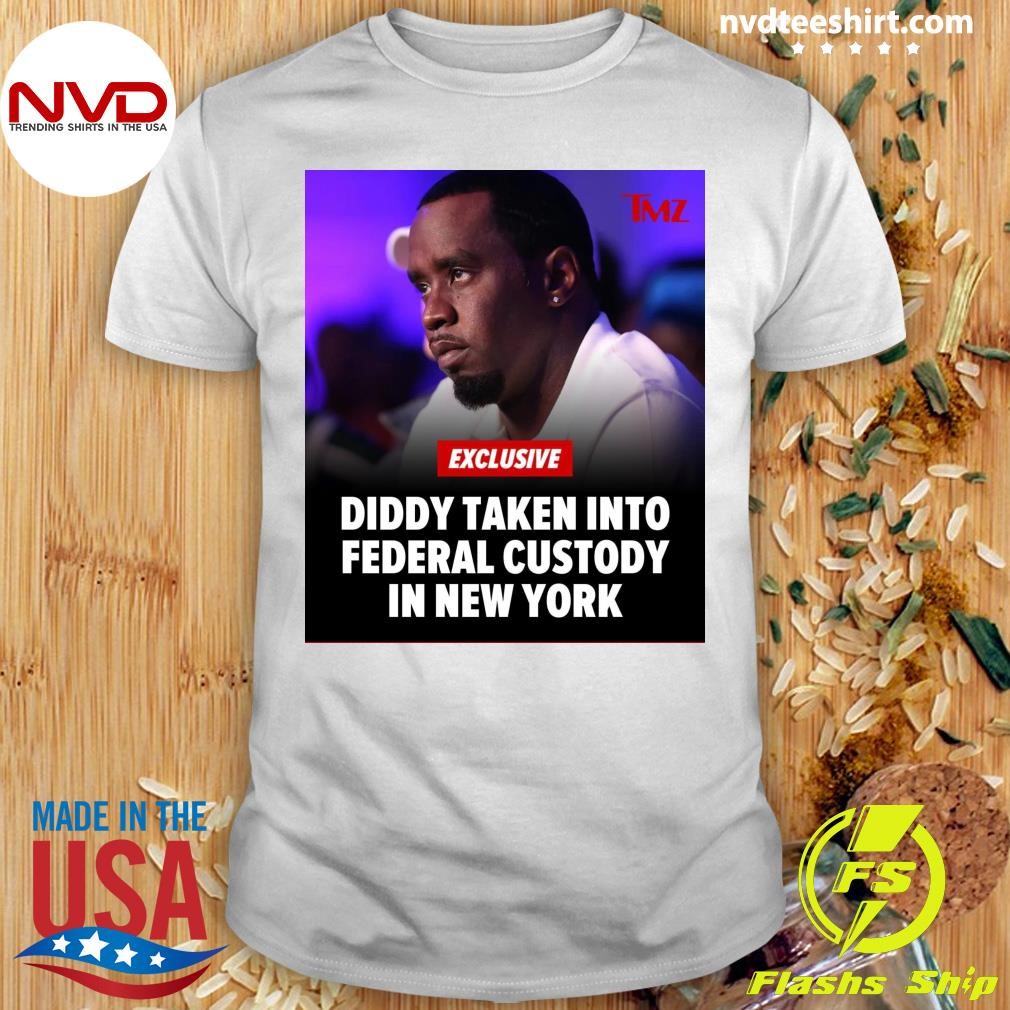 Exclusive Diddy Taken Into Federal Custody In New York Shirt