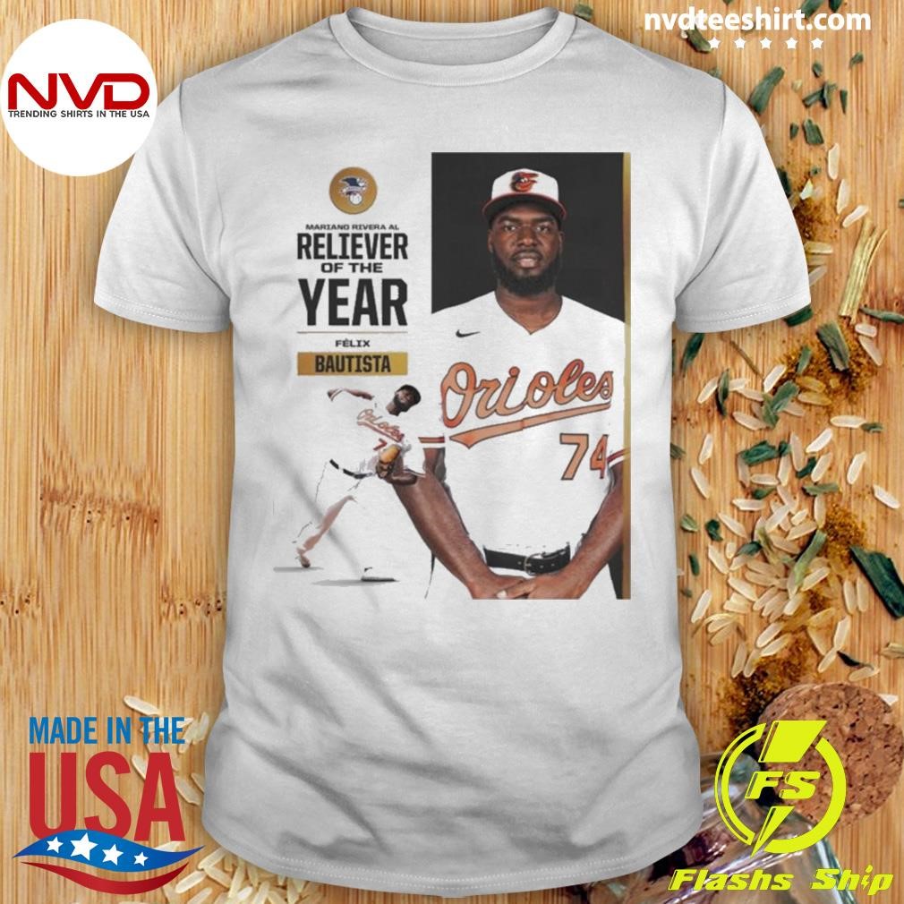 Felix Bautista Mariano Rivera Al Reliever Of The Year 2024 Shirt