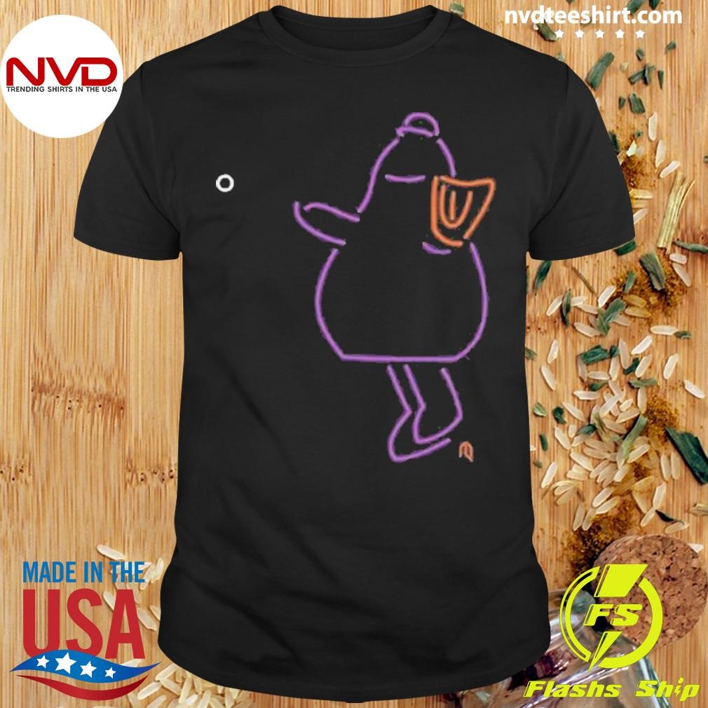 Francisco Alvarez Purple Neon Mascot Throw Shirt