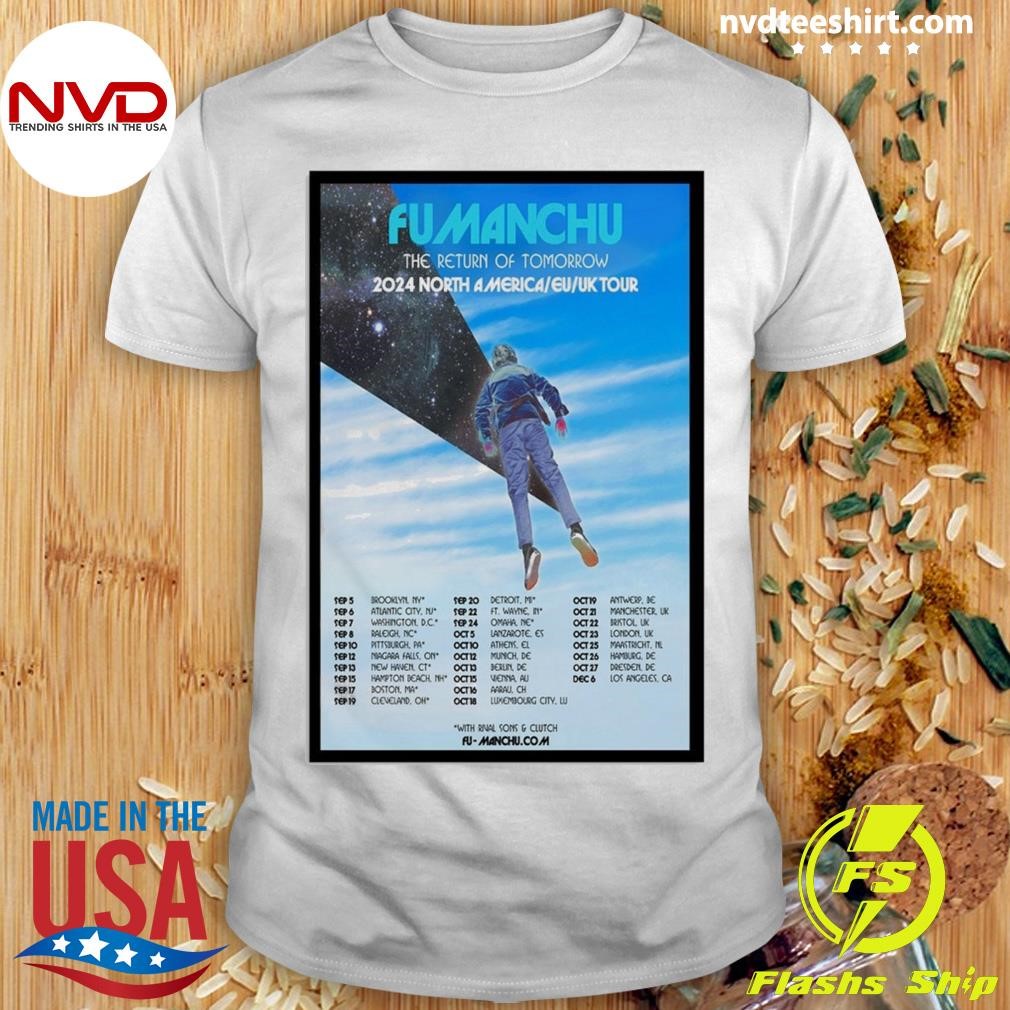 Fu Manchu 2024 North America EU + UK Tour Shirt