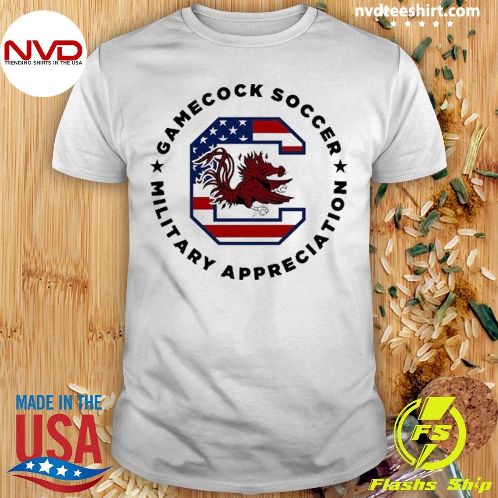 Gamecock Soccer Military Appreciation Shirt