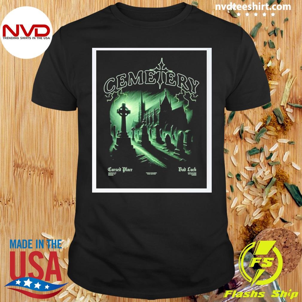 Halloween Cemetery Poster Shirt