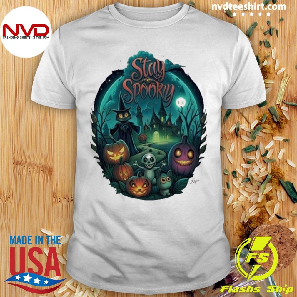 Halloween Night Stay Spooky 2024 Shirt