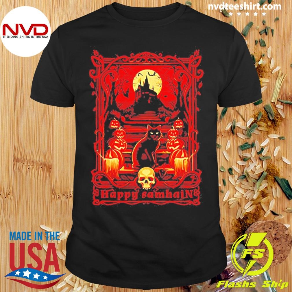 Happy Samhain Spooky Halloween Shirt