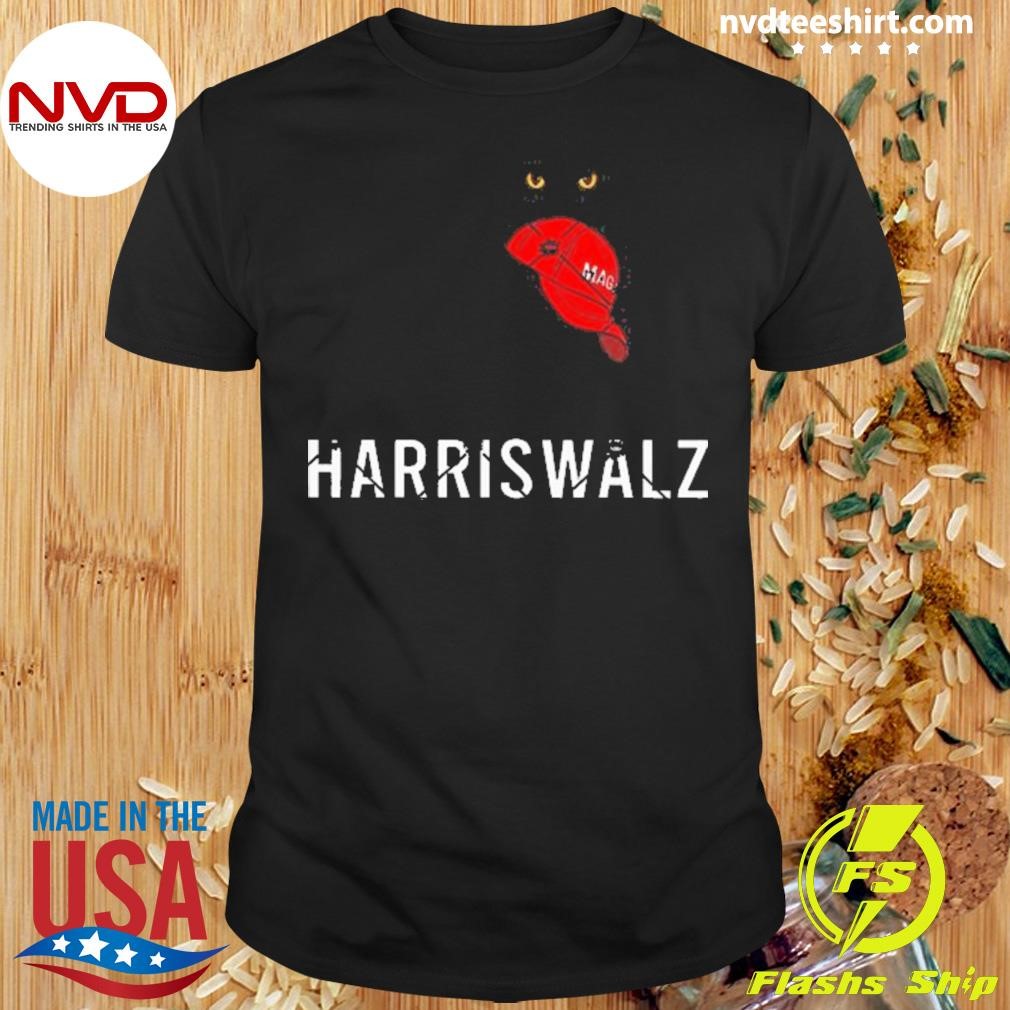 Harris Walz 2024 Cat Lady For Kamala Harris Against Trump Shirt