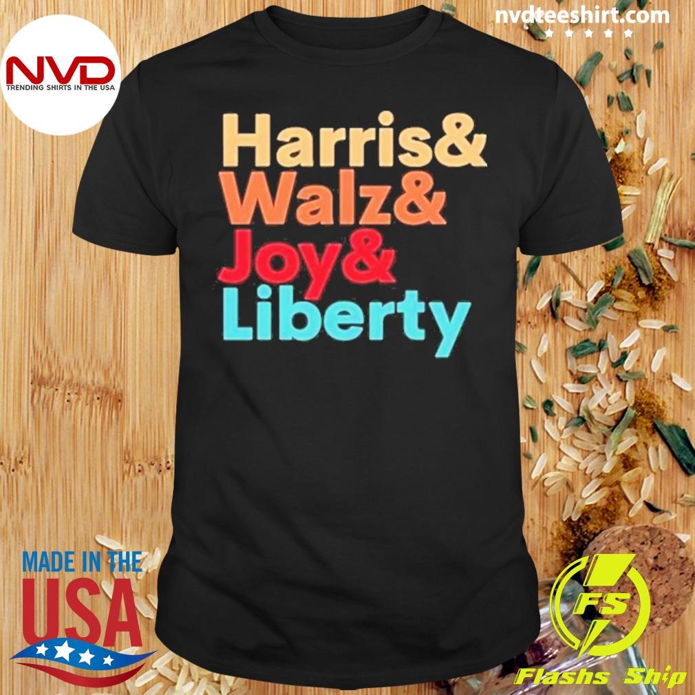 Harris Walz Waltz 2024 Harris Walz Joy Liberty 2024 Shirt