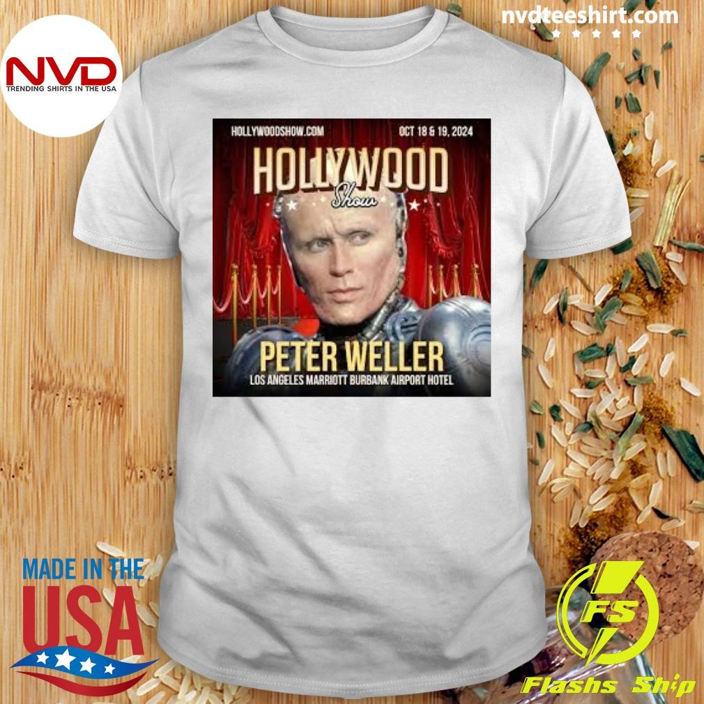 Hollywood Show Peter Weller Los Angeles Marriott Burbank Airport Hotel Shirt