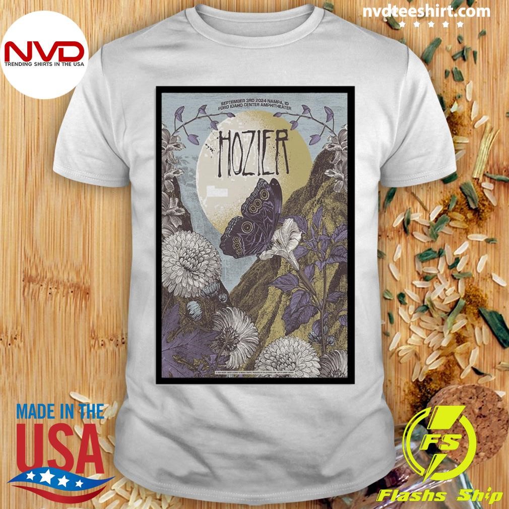 Hozier Nampa Id Center Amphitheater Ford Idaho Poster Sept 3 2024 Shirt