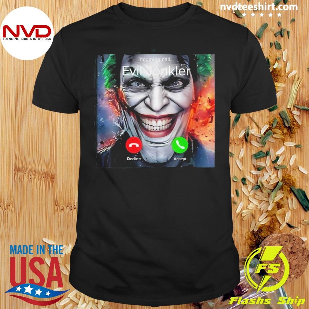 Humor Horror Incoming Call From Evil Jonkler Halloween 2024 Shirt