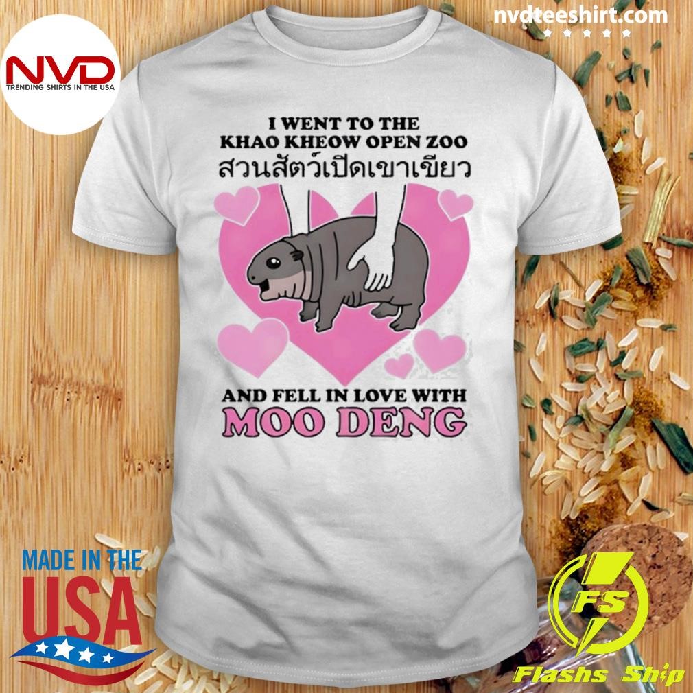 I Went To The Khao Kheow Open Zoo And Fell In Love With Moo Deng Shirt