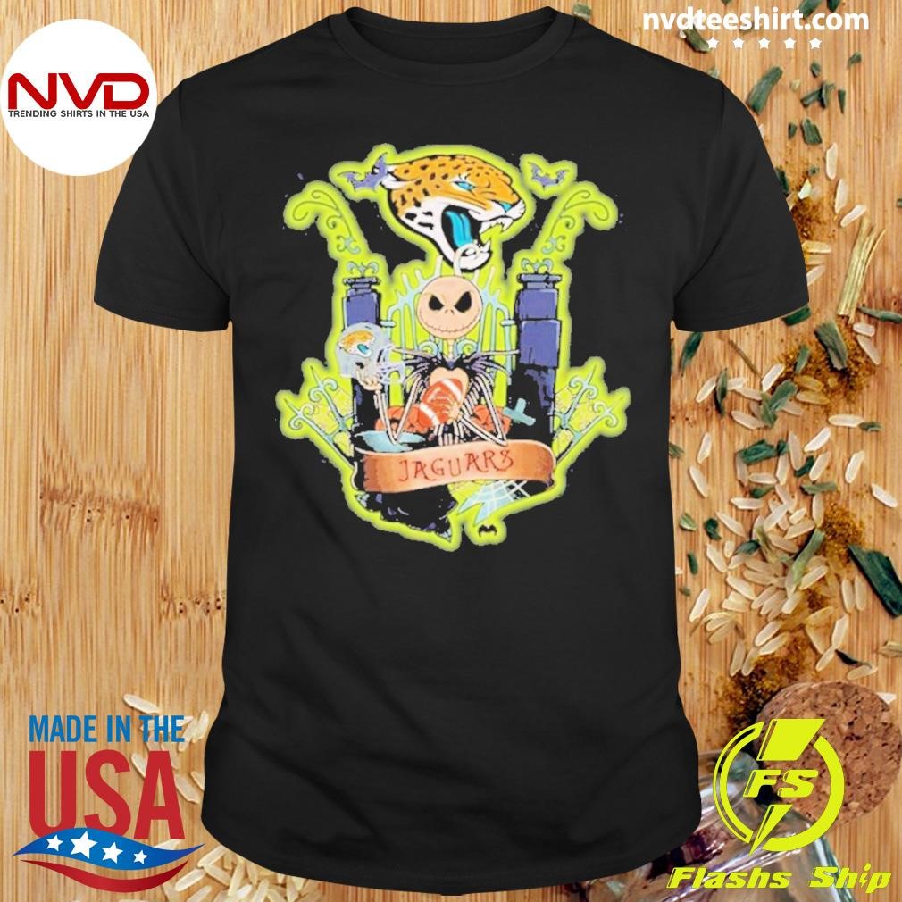 Jack Skellington Jaguars Halloween 2024 Shirt