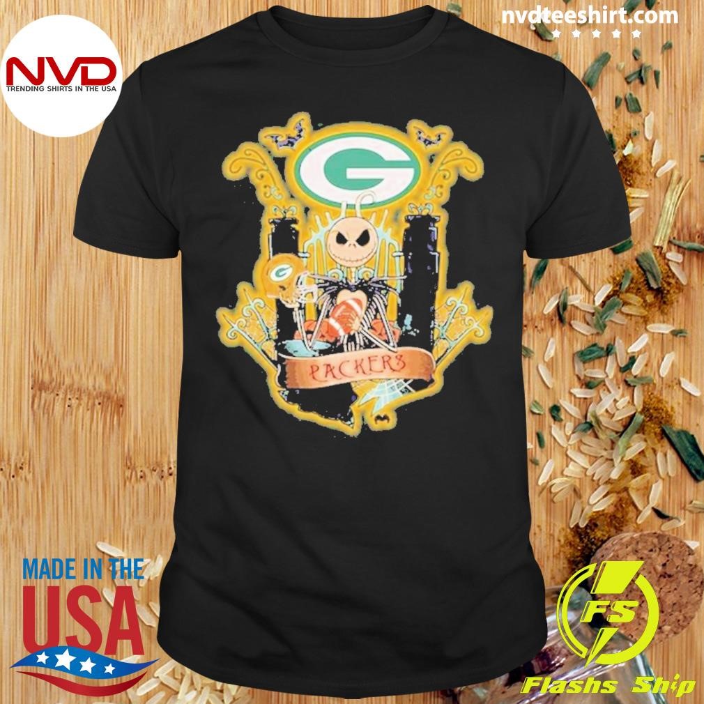 Jack Skellington Packers Halloween 2024 Shirt