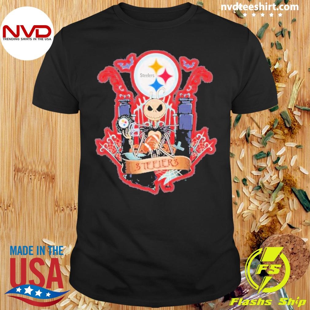 Jack Skellington Steelers Halloween 2024 Shirt