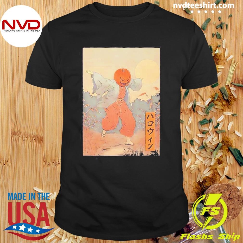 Japan Halloween Pumpkin Monster 2024 Shirt