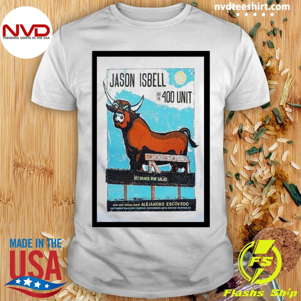 Jason Isbell And The 400 Unit At Durham Performing Arts Center In Durham, NC On Sept 20-21 2024 Shirt