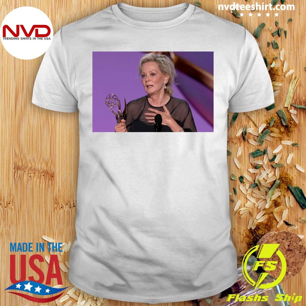 Jean Smart Jokes She's Thrilled About Emmys 2024 Win Shirt