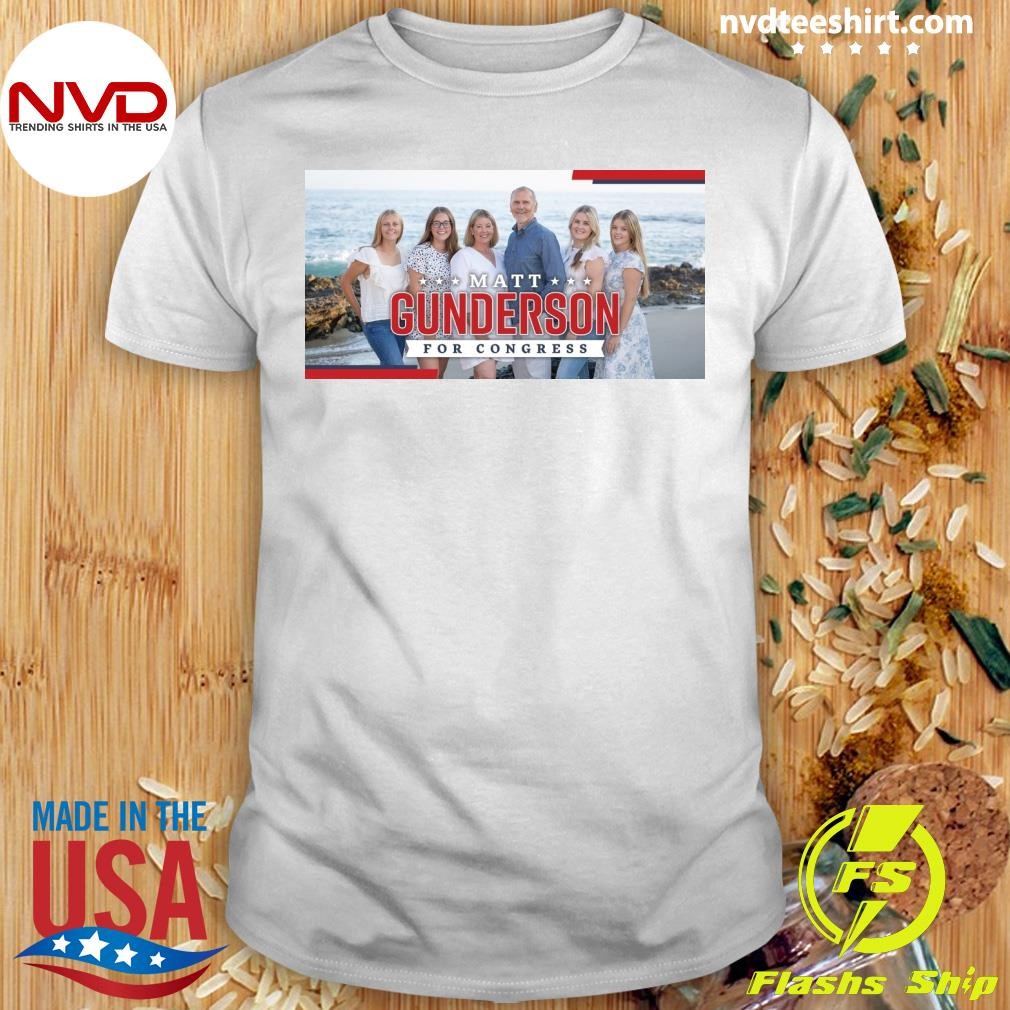 Jenny McCarthy, BenJarvus Green-Ellis, Kevin Faulk Matt Gunderson For Congress Shirt