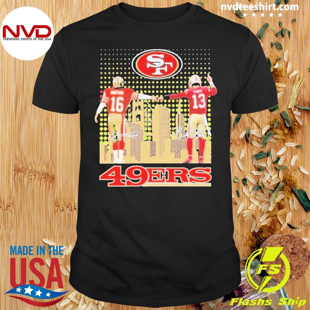 Joe Montana And Brock Purdy 49ers 2024 Shirt