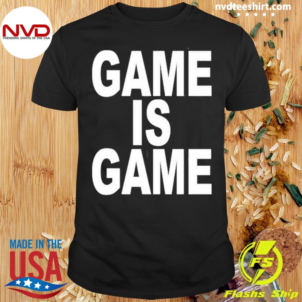 Joey Valence Wearing Game Is Game Shirt