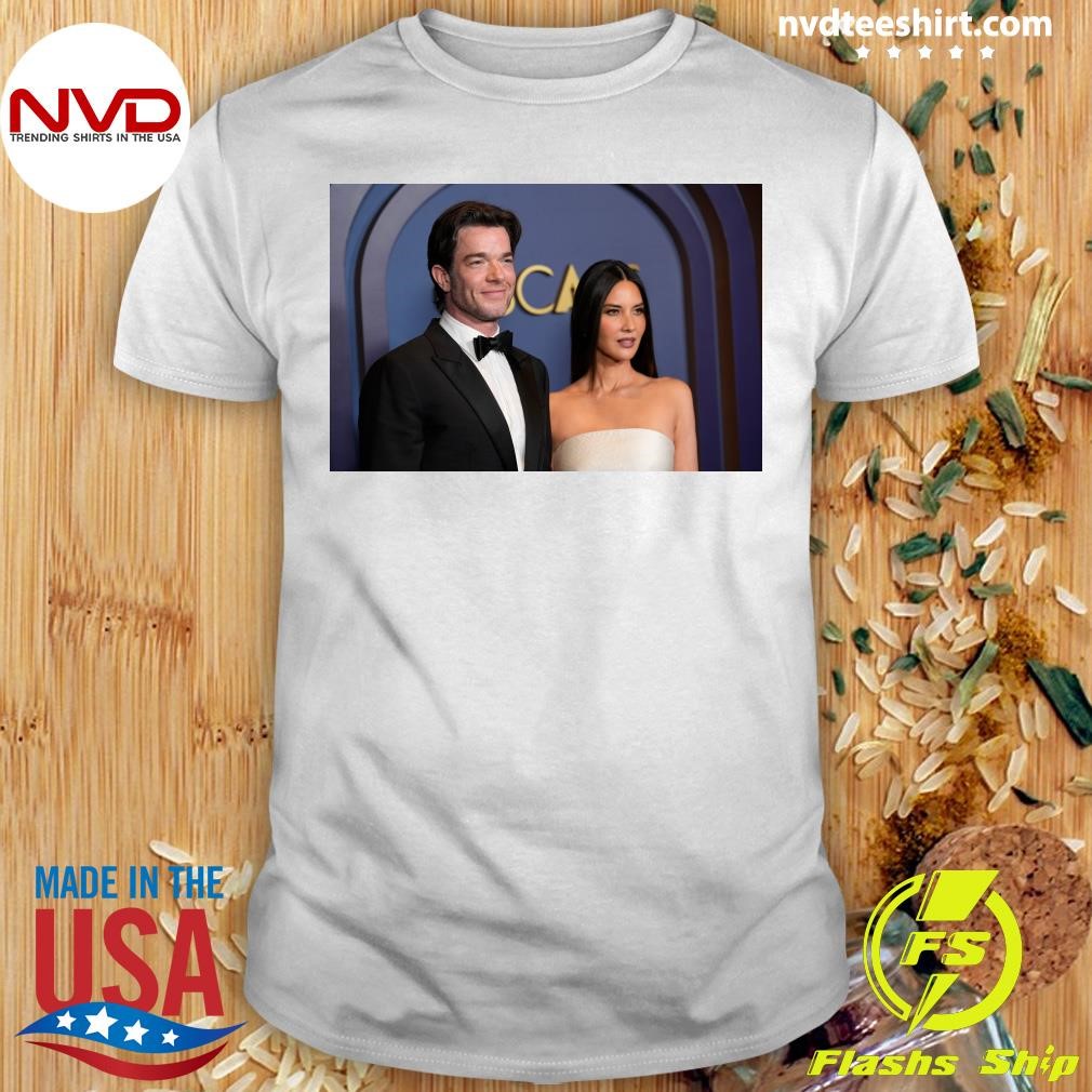 John Mulaney and Olivia Munn Announce Shirt