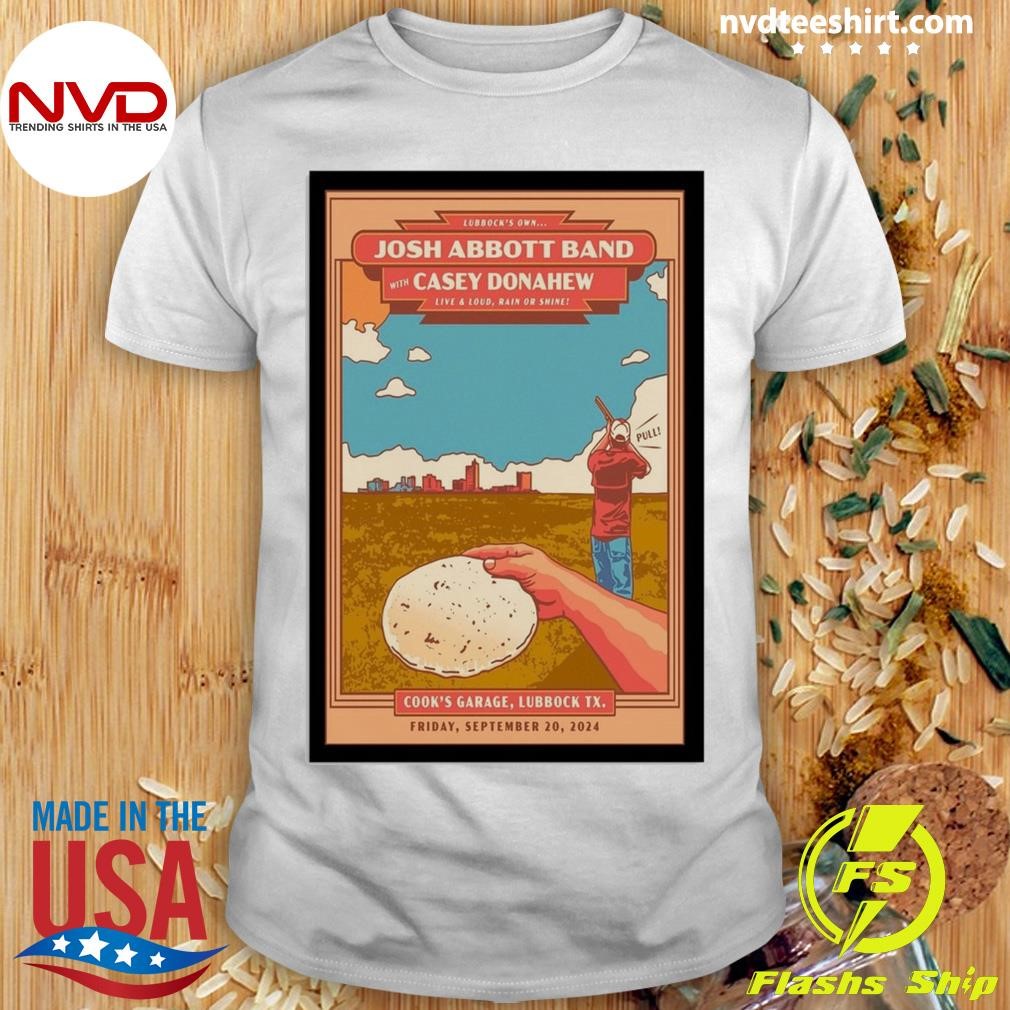 Josh Abbott Band At Cook's Garage September 20 2024 Shirt