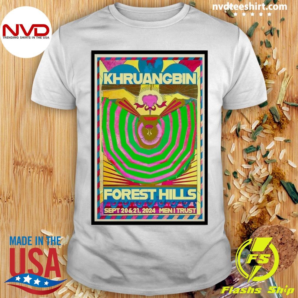 Khruangbin Sep 21-22 2024 New York NY Forest Hills Stadium Tour Shirt