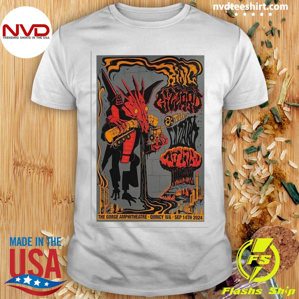 King Gizzard and The Lizard Wizard The Gorge Amphitheatre, Quincy, WA September 14, 2024 Shirt