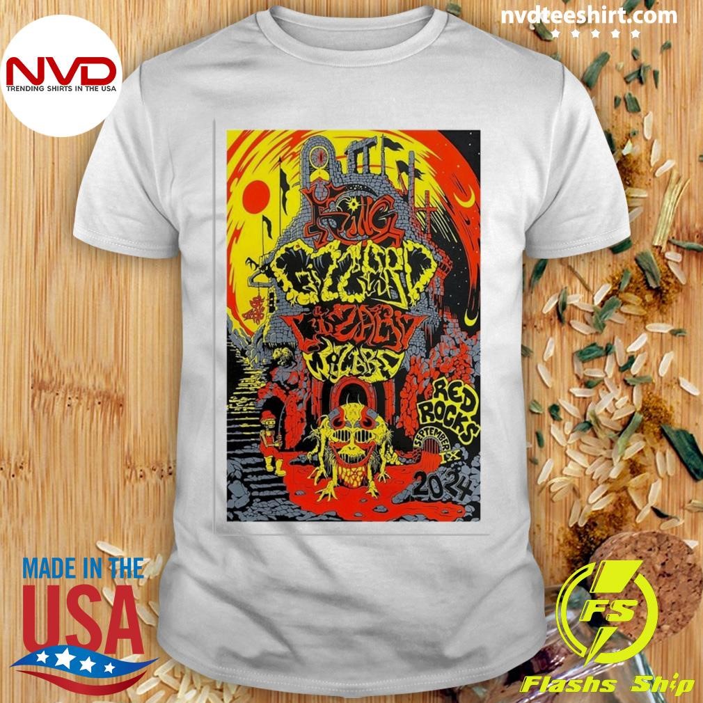 King Gizzard & the Lizard Wizard September 9, 2024 Red Rocks Amphitheatre, Morrison, CO Shirt