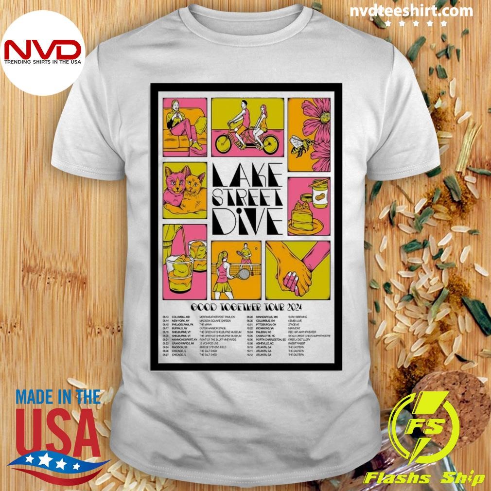 Lake Street Dive Good Together Tour 2024 Shirt