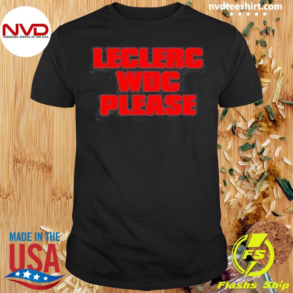 Leclerc Wdc Please Shirt