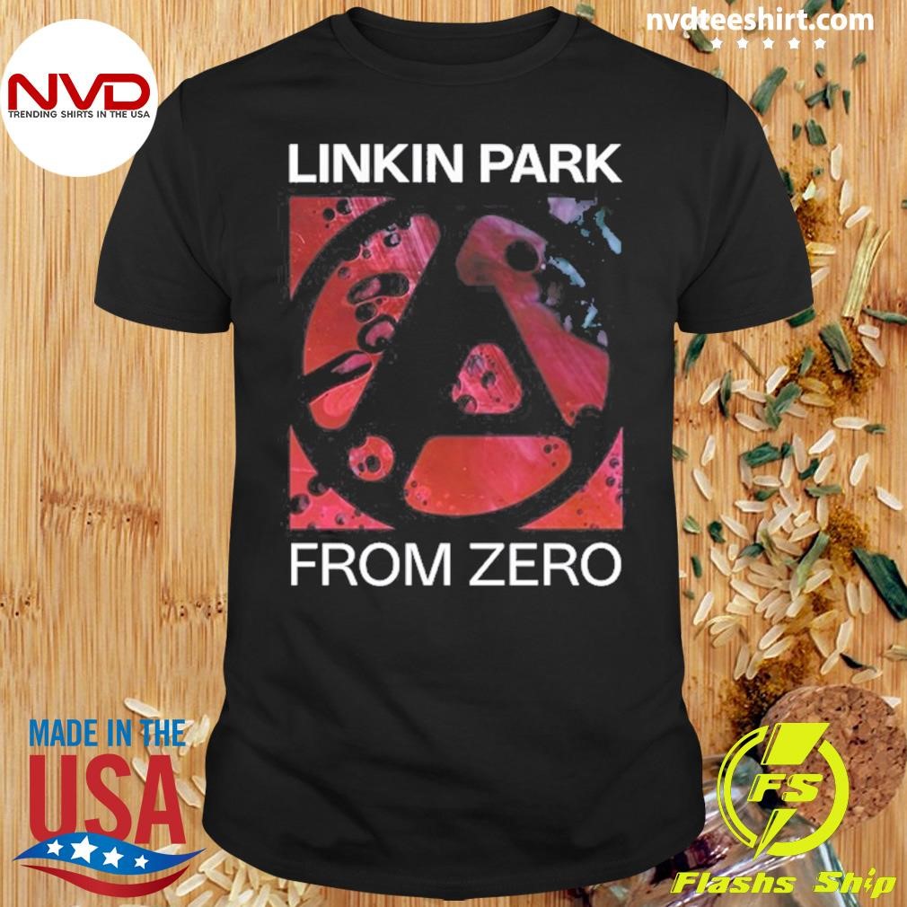 Linkin Park From Zero Texture Black Concert Shirt