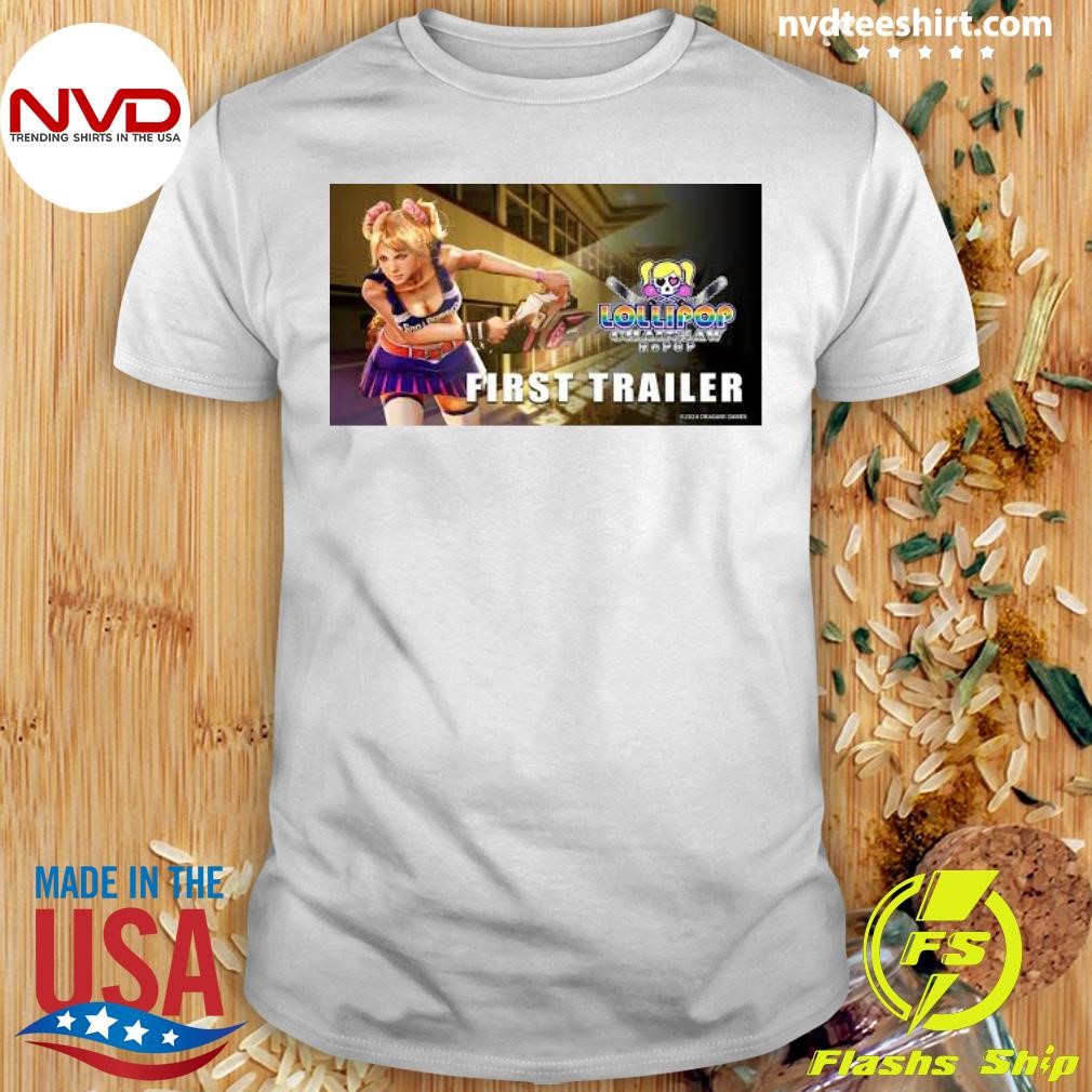 Lollipop Chainsaw Repop Release Trailer Shirt