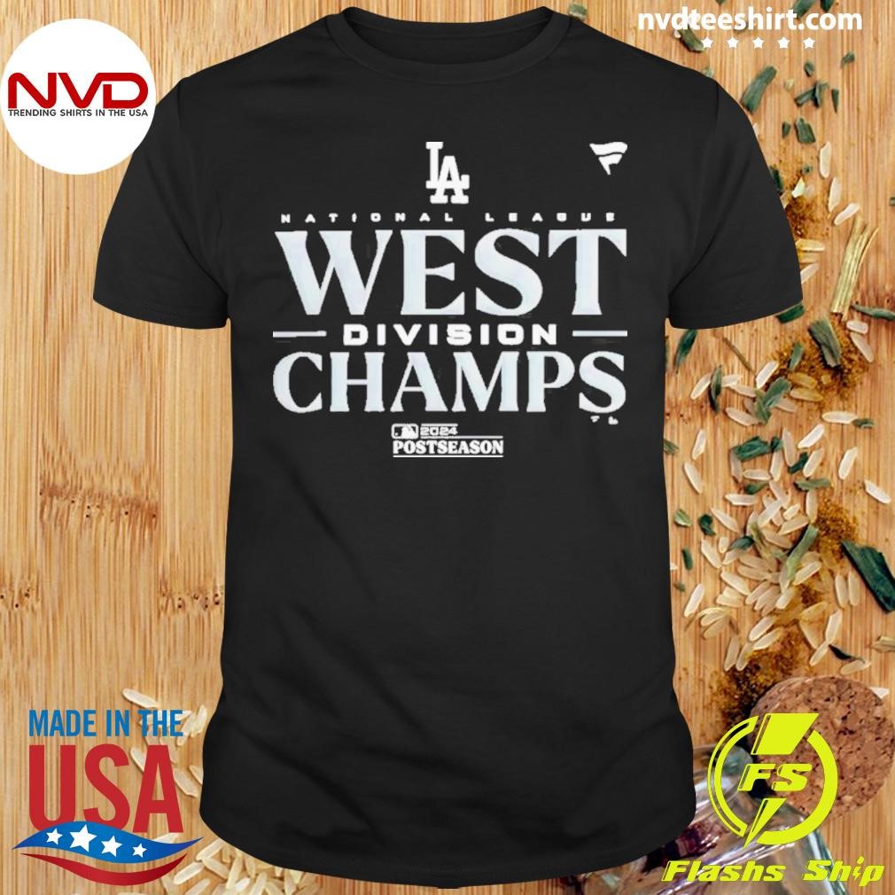 Los Angeles Dodgers 2024 Nl West Division Champions Locker Room Shirt