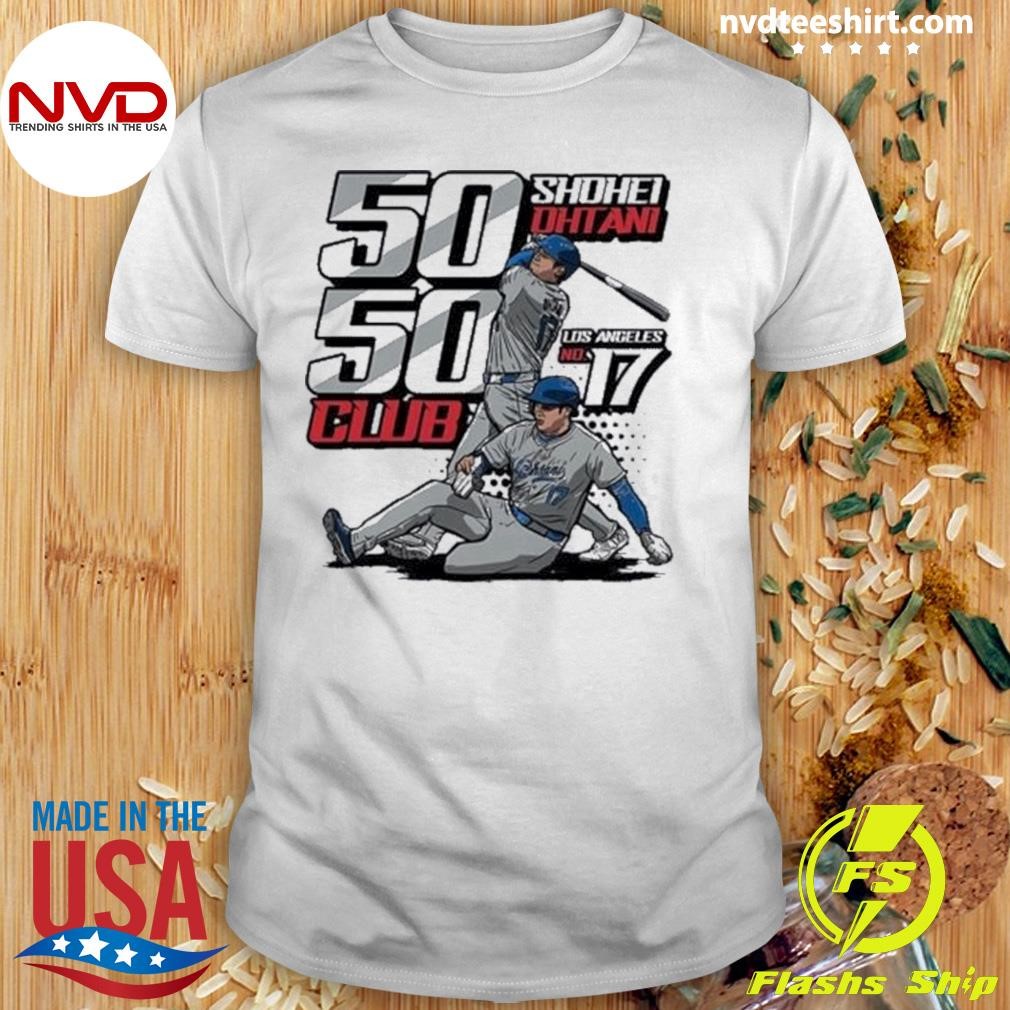 Los Angeles Dodgers Shohei Ohtani 50 50 Club Shirt