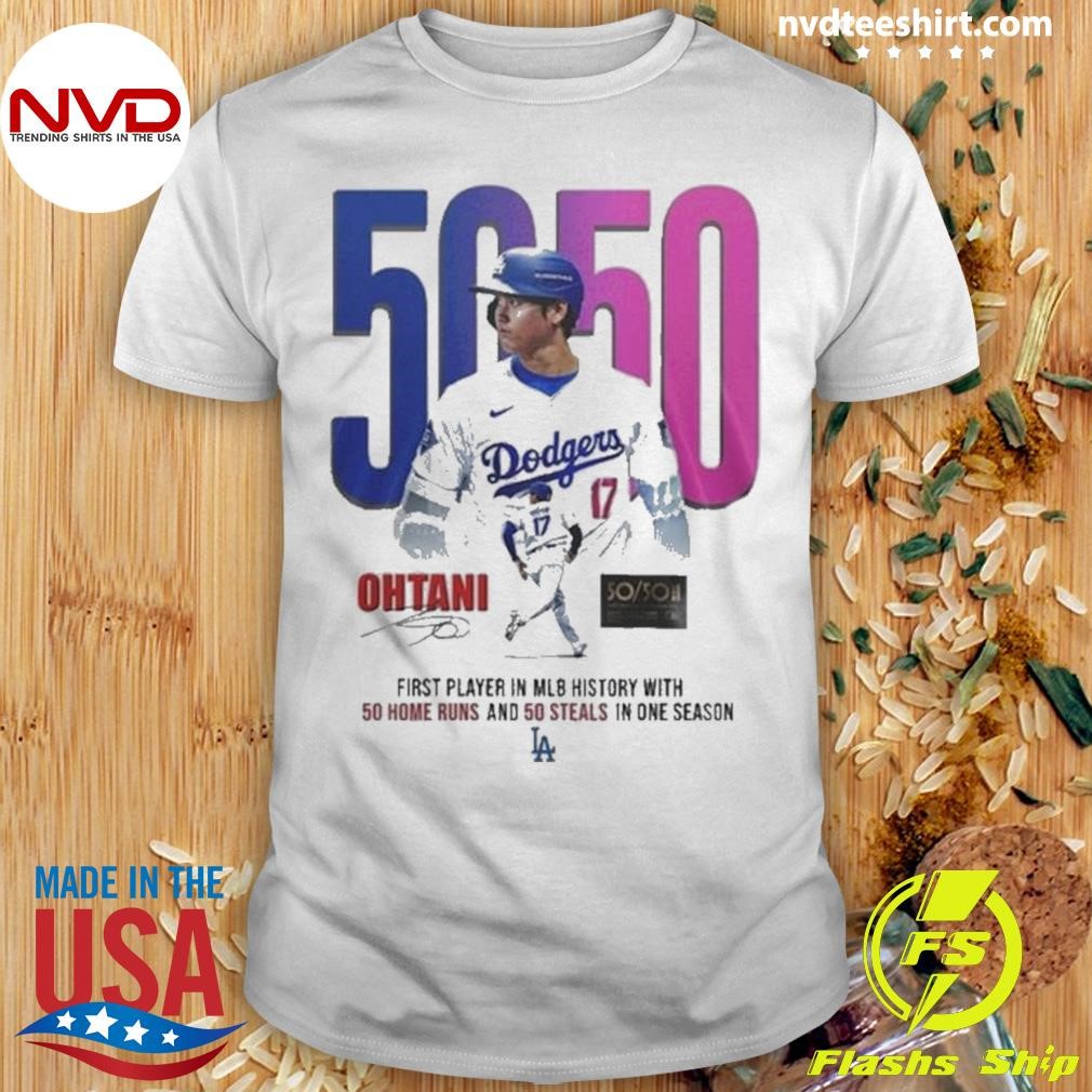 Los Angeles Dodgers Shohei Ohtani Homeruns and Steals 2024 Shirt