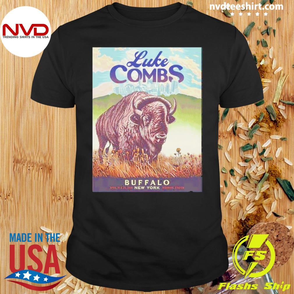 Luke Combs April 2024 Highmark Stadium Buffalo Ny Shirt