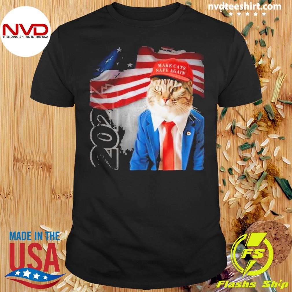 Make Cats Safe Again Usa 2024 Shirt