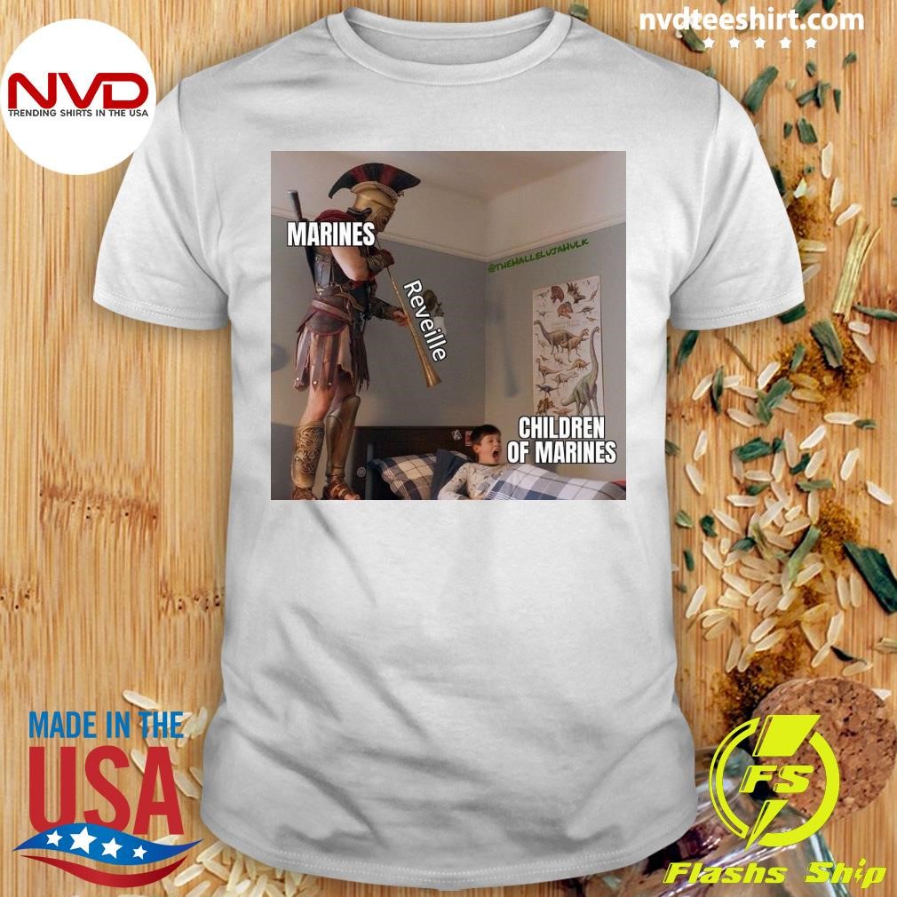 Marines Reveille Children Of Marines Shirt