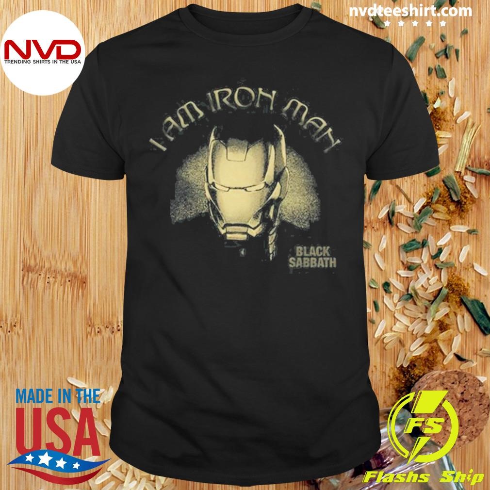 Marvel’s Iron Man By Black Sabbath I Am Iron Man Shirt