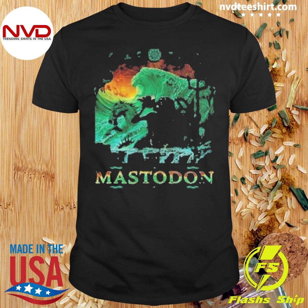 Mastodon X Lamb Of God Floods Of Triton Black Shirt