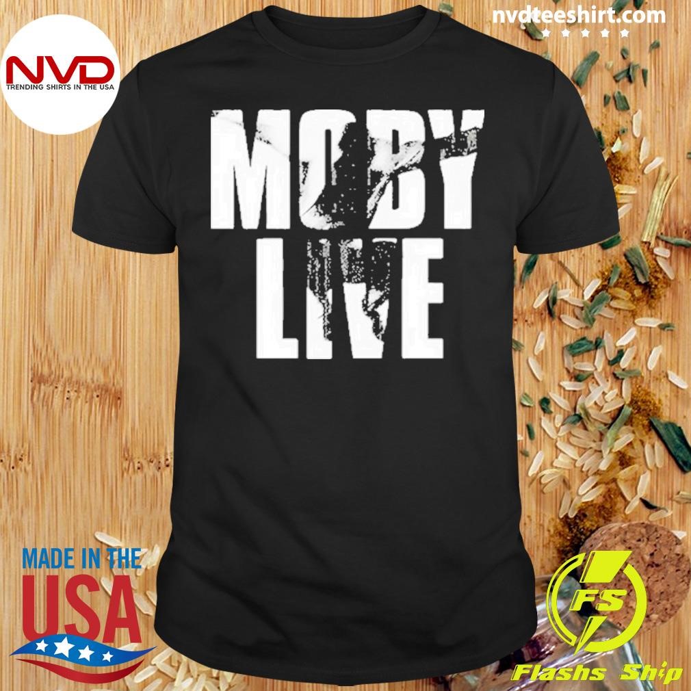 Moby Live 2024 Tour Shirt