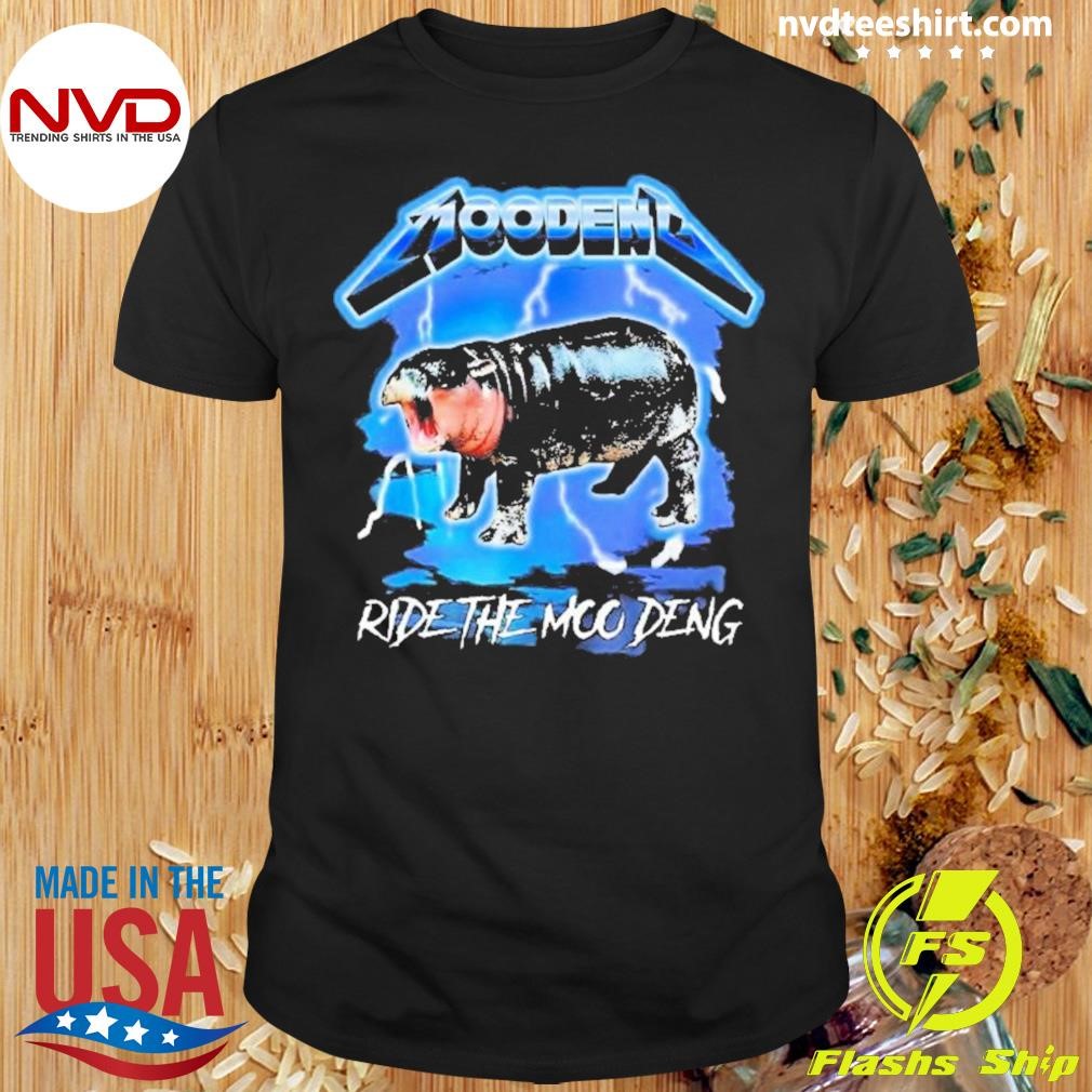 Moo Deng Hippo Ride The Moo Deng 2024 shirt